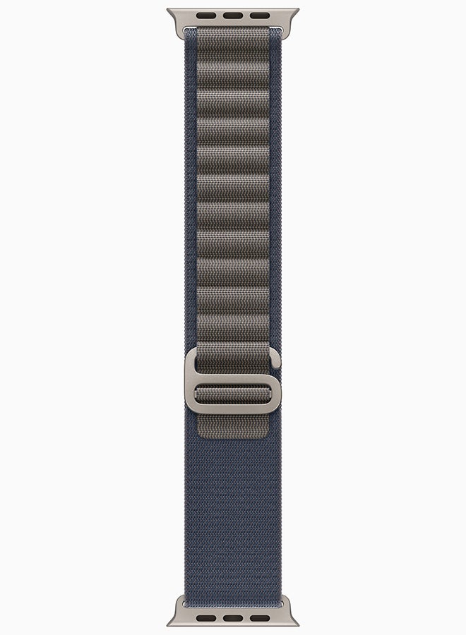 49mm Titanium Case With Blue Alpine Loop