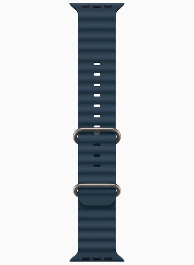 49mm Titanium Case With Blue Ocean Band